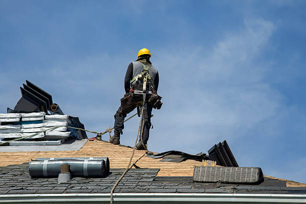 Professional Roofing technician working in Nutting Lake, MA